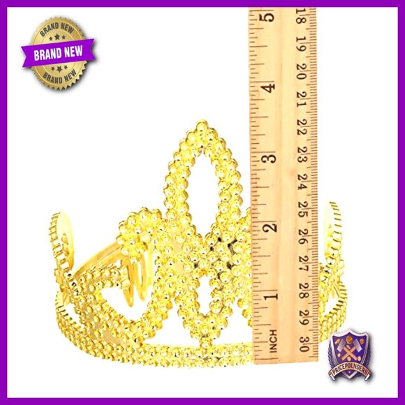 6 Pack King Queen Crowns Costume Accessories Halloween Cosplay Party main image 4